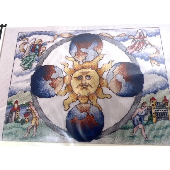 Vickery Collection Heaven & Earth Counted Cross Stitch Kit - Picture 1 of 3